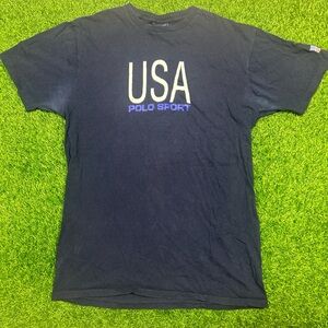 90’s Vintage Polo Sport Made in USA Single stitch tee